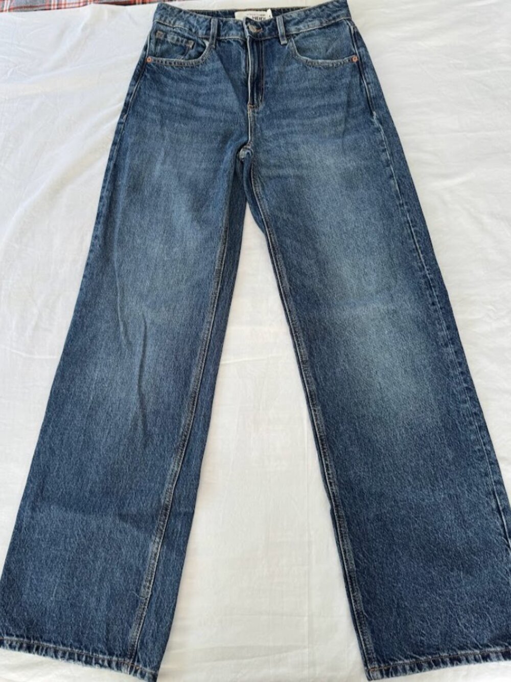 Dynamite Heidi Wide Leg Jeans Blue Waist 27